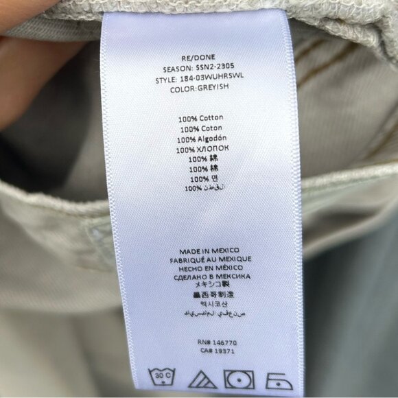 Re/done The 70s Ultra High Rise Wide Leg, size 28 - Picture 11 of 12